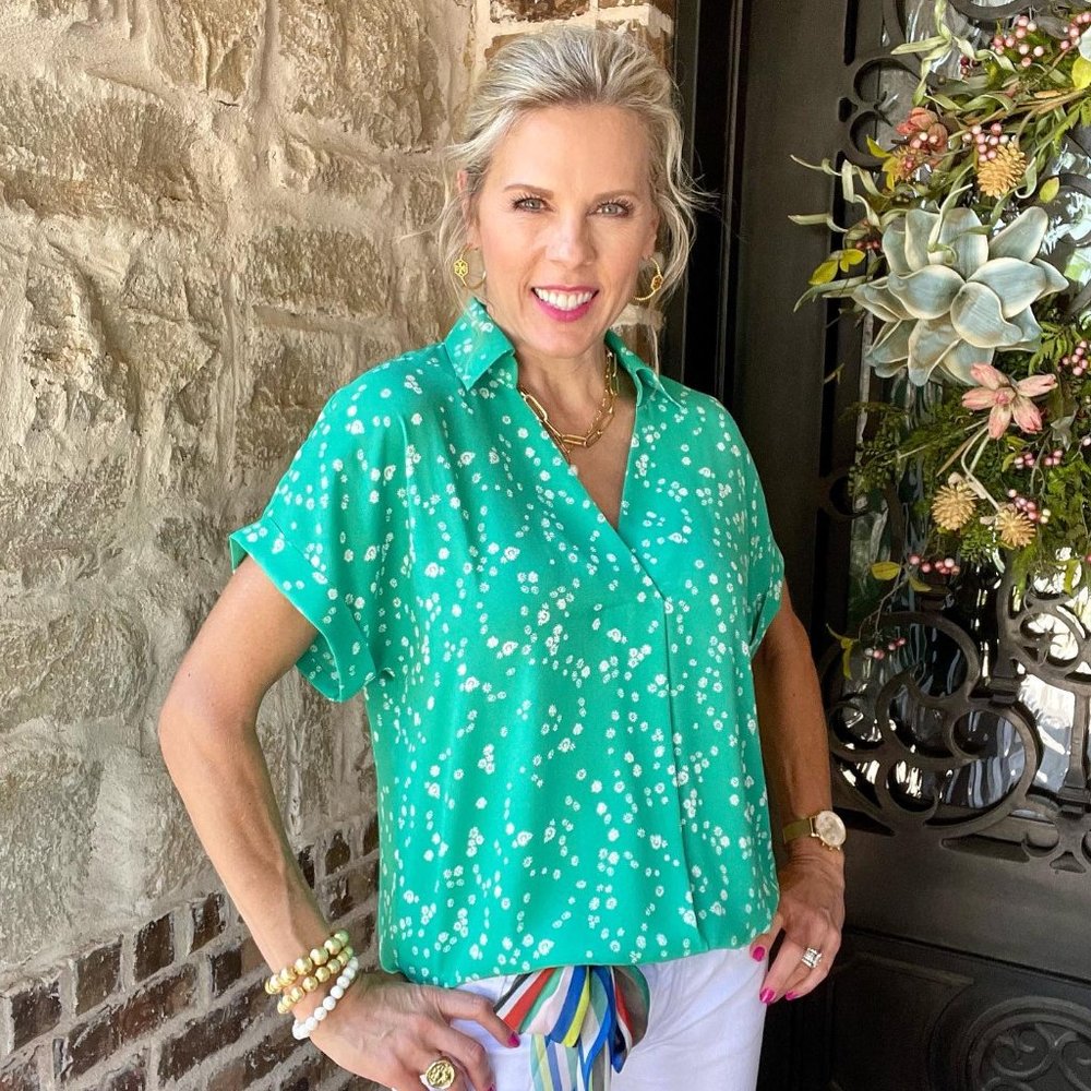 Cabi 6082 Replay Top Spring 2022 Medium EUC